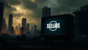 Смотреть бесплатно одни из нас 1 сезон смотреть — захватывающая сцена сериала в постапокалиптическом мире с героем и разрушенным городом