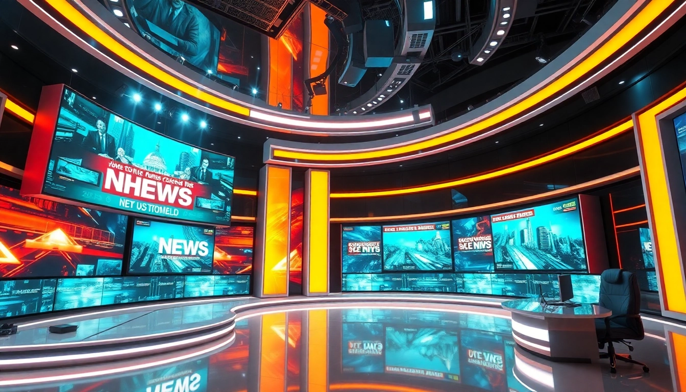 An engaging news website homepage featuring current headlines to attract visitors searching for news updates.