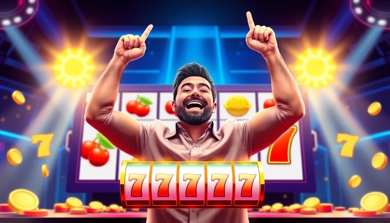 Mentoto online slot platform showcasing a large jackpot celebration with vibrant colors and secure gaming symbols.