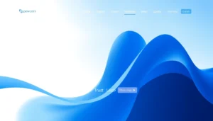 Visually engaging layout of https://00789f.com/ highlighting a clean, professional interface with blue accents representing trust and technology.