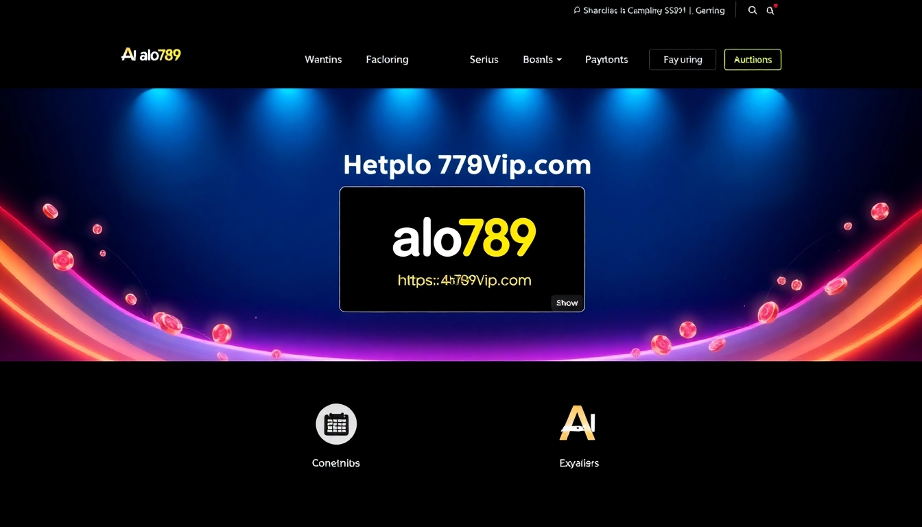 Secure and user-friendly interface of https://alo789vip.com online gambling site showcasing betting options and live casino features, emphasizing reliability and entertainment.