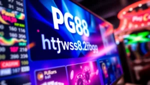 Screenshot of https://pg88.gg/ online casino interface with engaging game visuals and user-friendly navigation, emphasizing a secure gambling environment for users seeking entertainment.