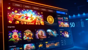 CK444 online gaming platform showcasing slots, live casino, and sports betting with dynamic visuals and engaging interface for players.