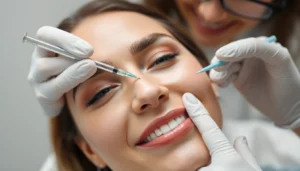 Botox injection administered by an expert doctor in Zürich to achieve natural wrinkle reduction.