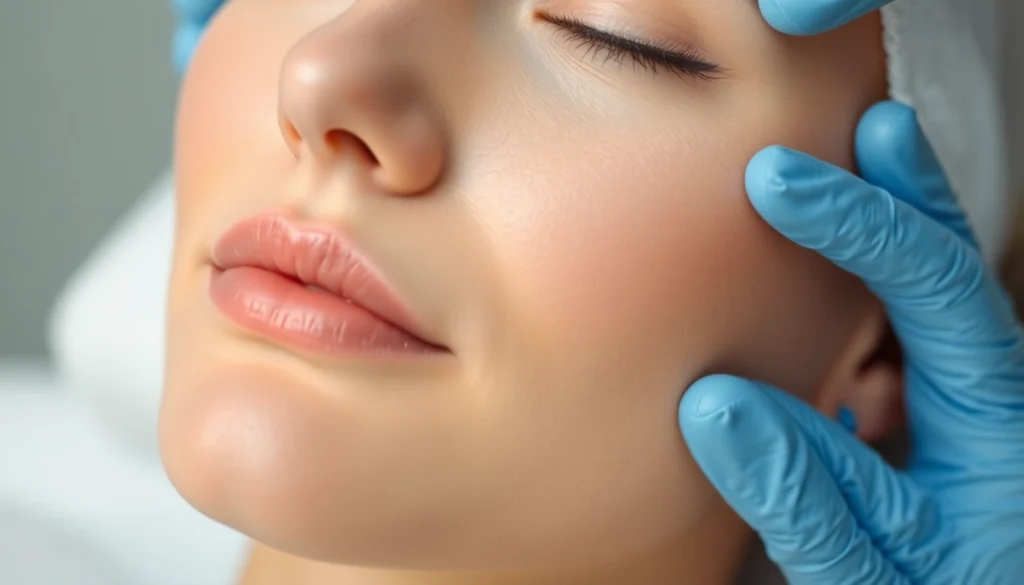 Professional Fadenlifting Zürich procedure showing a patient with smooth, enhanced facial contours for natural rejuvenation.