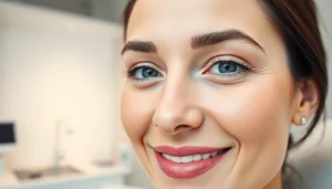 Botox Zürich: A professional clinic treatment room with a patient showing a fresh, smooth complexion after Botox, emphasizing facial rejuvenation.