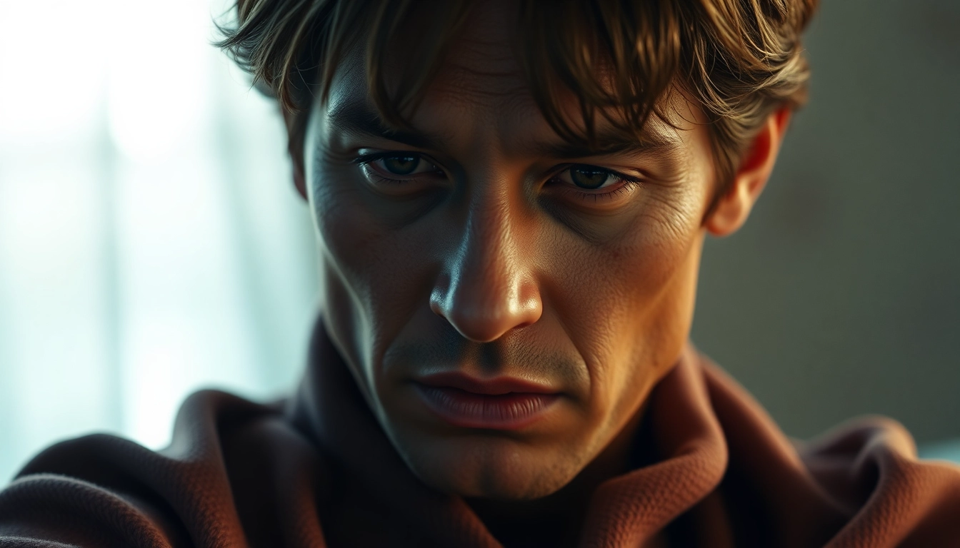 Illustration of a hyperrealistic NSFW ai generator creating detailed adult images with emotional expression and vivid textures, emphasizing realism and customization.
