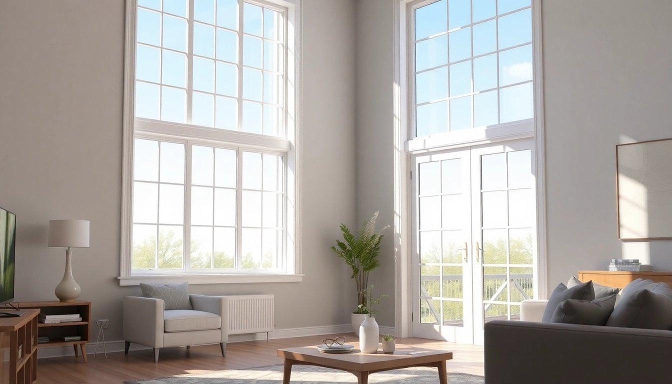 Updated vinyl window frame by the best window replacement company enhances home comfort.