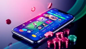 Gold365 engaged in online sports betting with live stats on a smartphone, emphasizing secure and seamless gambling experience.