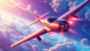 The popular Aviator game in India shows an airplane soaring with colorful multipliers and engaging gameplay visuals for online betting enthusiasts.