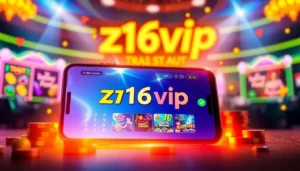 Professional graphics displaying z16vip online gambling platform with engaging interface and