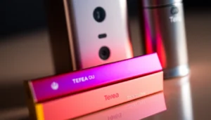 High-quality Terea sigara heatsticks being inserted into an IQOS Iluma device, showcasing their design and usage in a clean, contemporary setting for enhanced user experience.