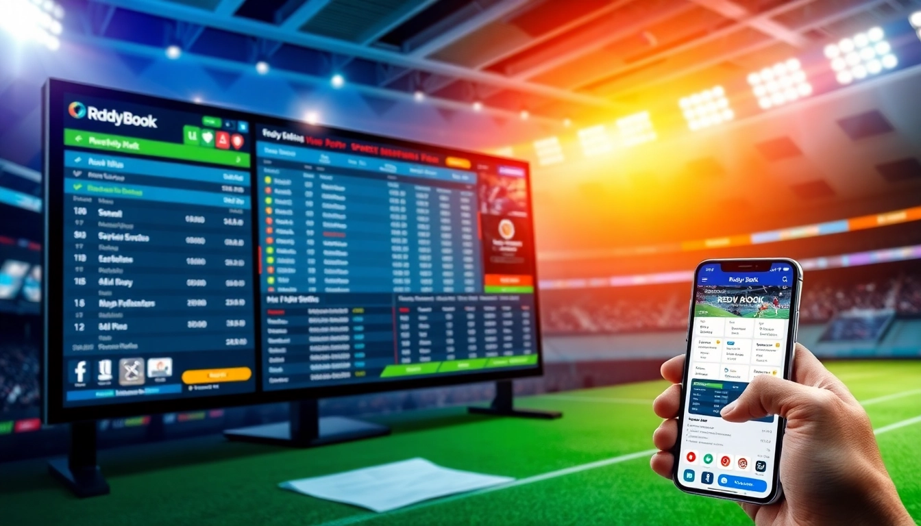 Reddy Anna Book betting platform with live cricket matches and mobile app interface for quick wager placements