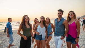 Alanya escort services showcasing professional escorts assisting clients on scenic beaches for