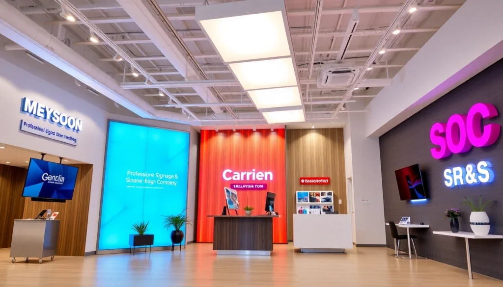 Experienced signage and interior design company creating stunning storefront and interior