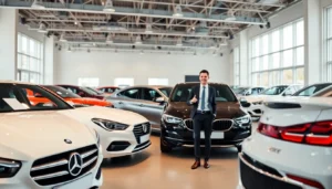 Compro auto usate dealership showcasing luxury and economy used cars for sale