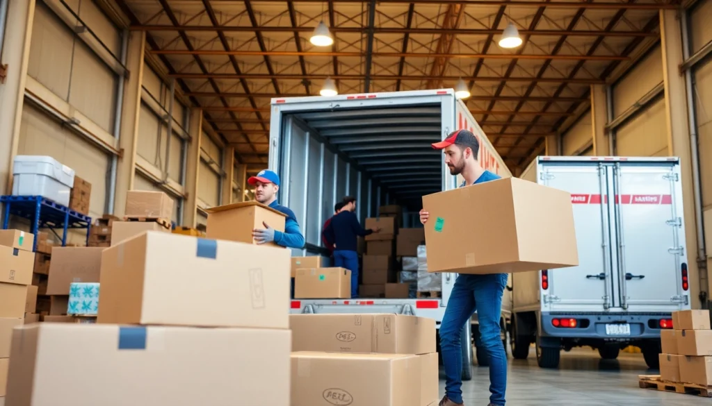Reliable Packers and Movers in Ahmedabad carefully packing and shifting household items for a