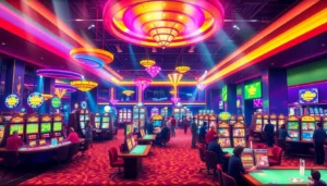 Canl casino siteleri showcase busy live casino tables with players and dealers in an
