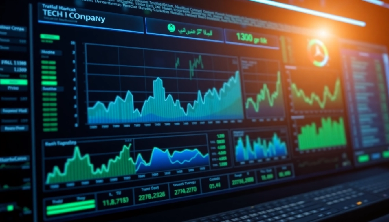Up-to-date Tech Investment News dashboard showing financial data and market trends for investors