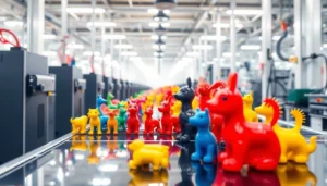 High-quality pet sise production line showcasing clear plastic bottles being filled and