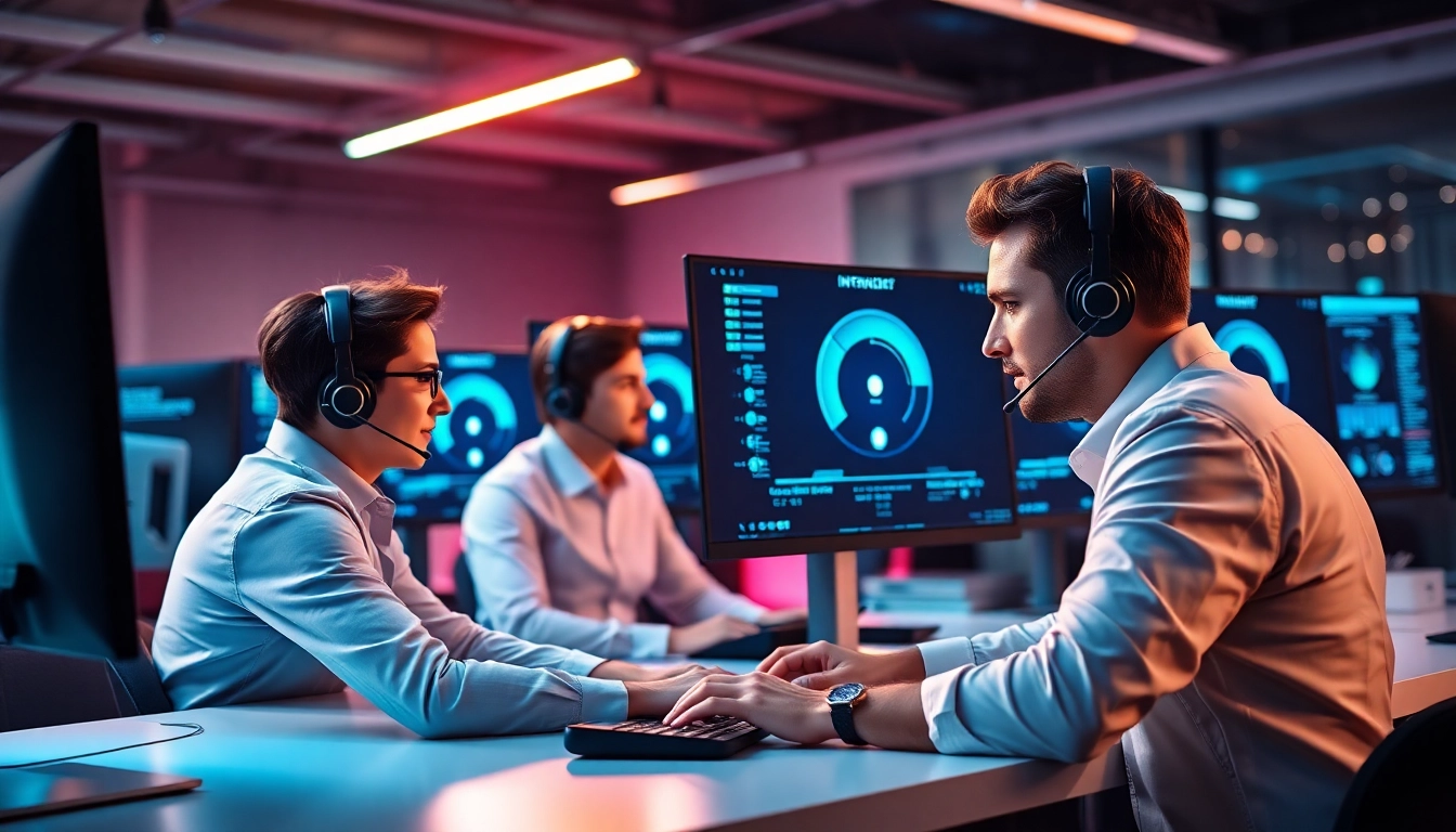 Test CS internet speed analysis with a professional team checking data for optimal performance