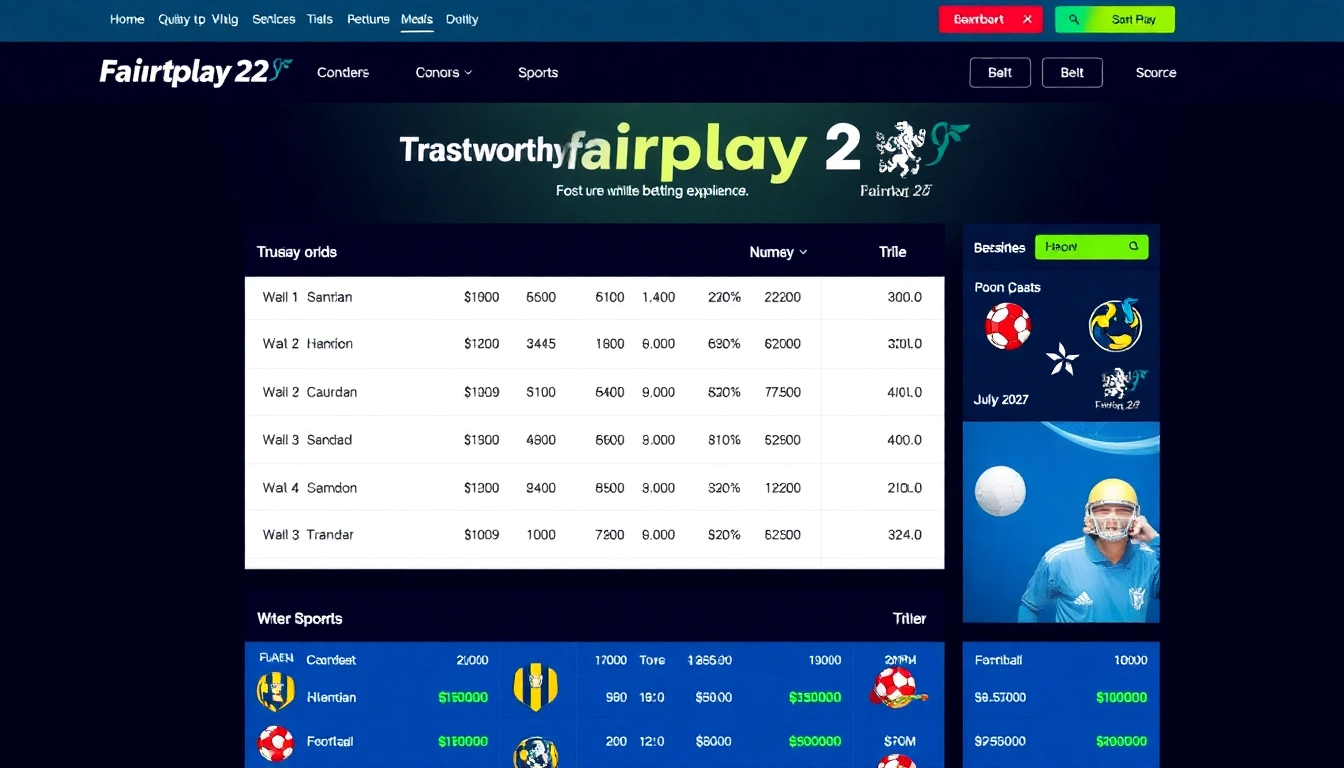 Fairplay24 online betting platform showcasing secure transactions and live sports betting