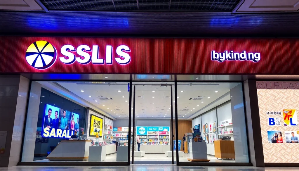 Professional signage and interior design company showcasing stylish store signage and interior