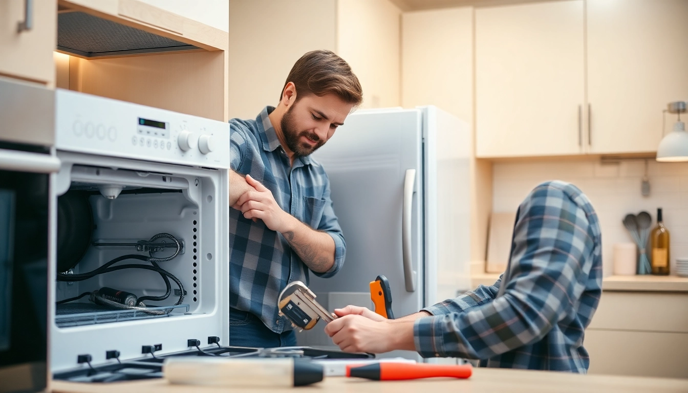 Professional appliance repair in Toronto by experienced technicians fixing household appliances