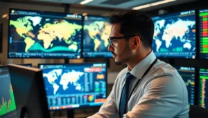 Economy analysis of global markets shows currency trends and economic growth patterns in a